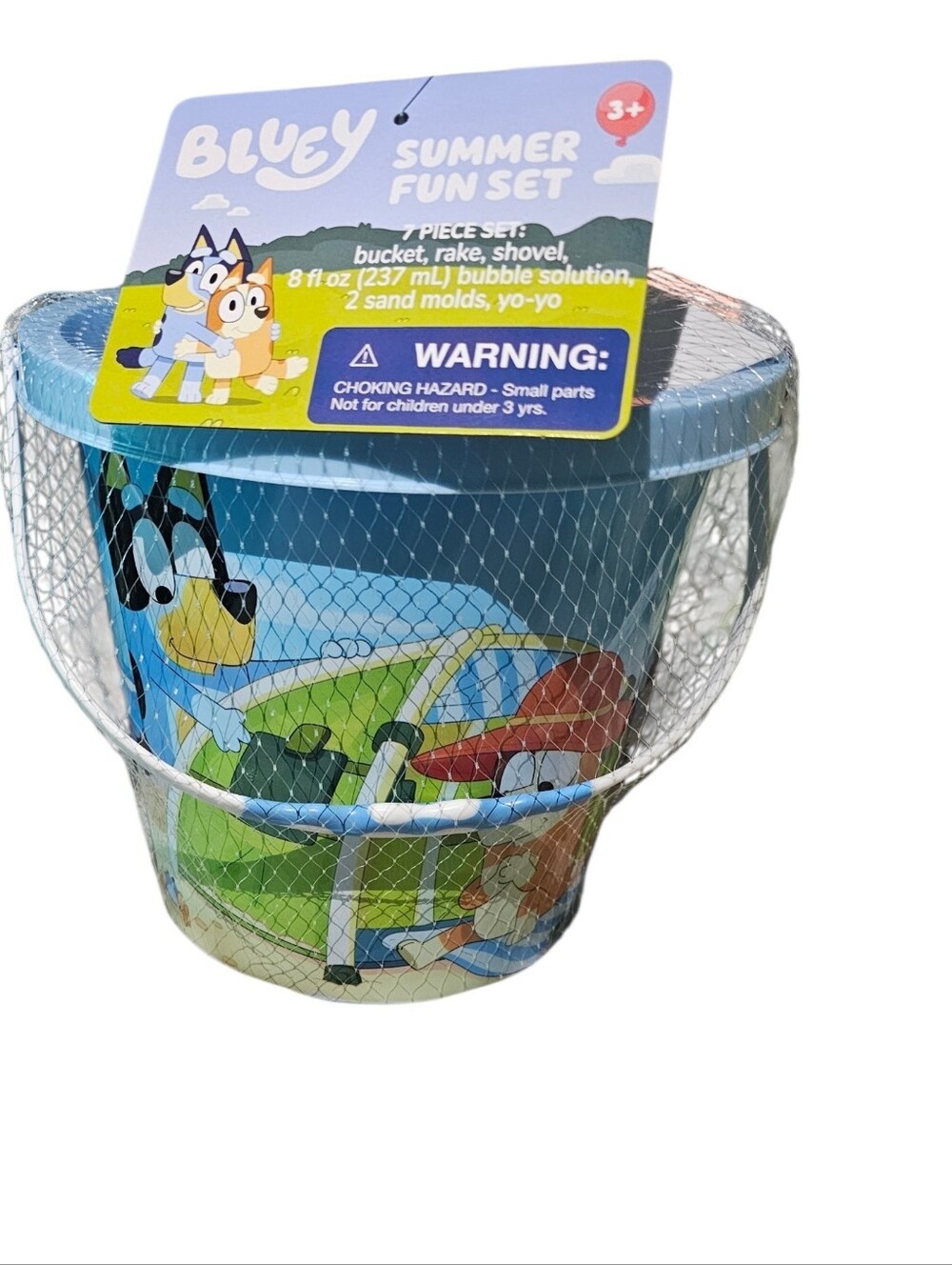 Bluey Summer Fun Set Bucket -7pcs
